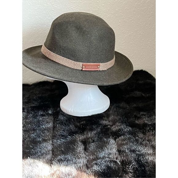 Vintage wool woolrich  Fedora Hat Mens size L  Gentleman Grandpa - Picture 2 of 5